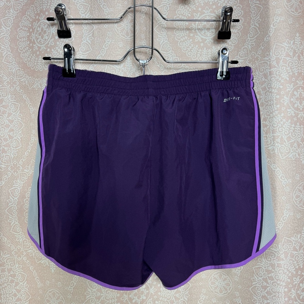 Nike Running Shorts Purple Dri-Fit Size Medium w/ Liner Brief - Picture 4 of 7